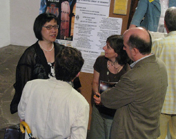 Haru Yamagami a eu le plaisir de rencontrer le docteur Setoain, neveu du prêtre basque missionaire (originaire de St Jean Pied de Port) qui, au Japon, l'avait initiée à l'amour de la musique, de l'orgue, et de la langue fran&cced;aise