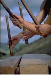 Paxkal Indo et Thierry Biscary ont deja particip&eacute; plusieurs fois &agrave; nos exp&eacute;riences musicales, avec leur txalaparta ou leurs flutes